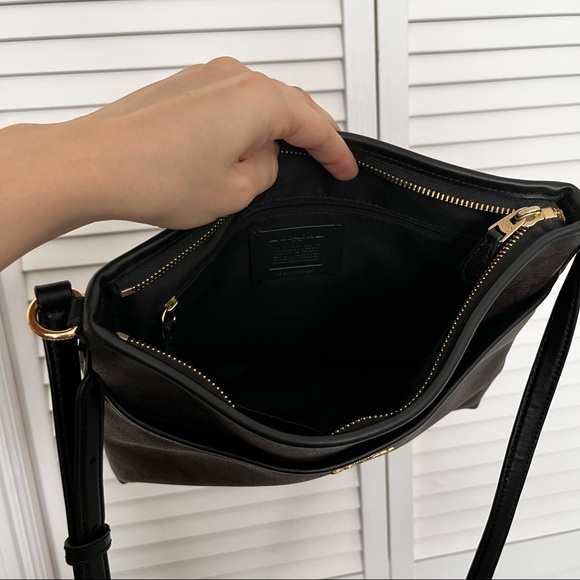 Coach Rowan File Crossbody Signature Monogram Bag Brown - Picture 9 of 15